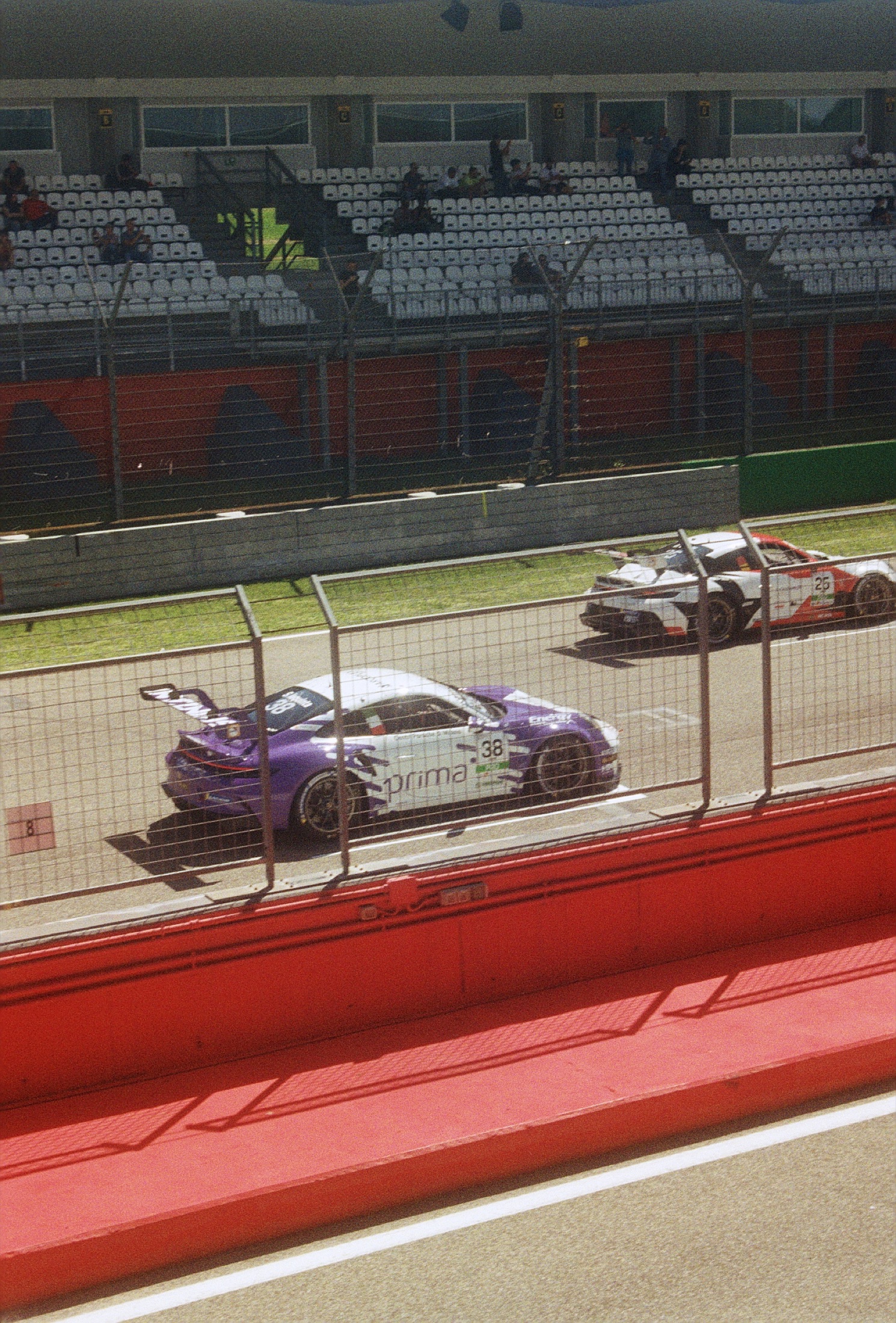 Purple Down the Straight